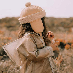 Шапка-ушанка Mrs. Ertha "Blush", пудровая